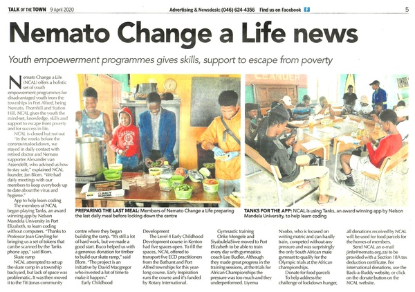 Nemato Change a Life news